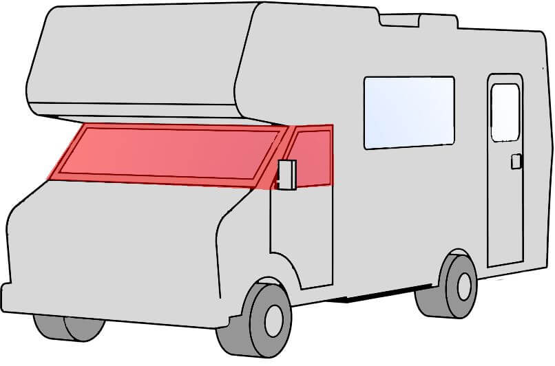 Lämpöpeite ohjaamoon Ford Transit 2000-2006