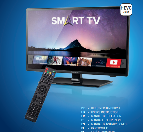 SMART TV 12V HD CARBEST 18.5