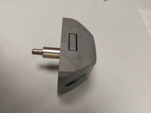 Lukko kaapinoveen, harmaa