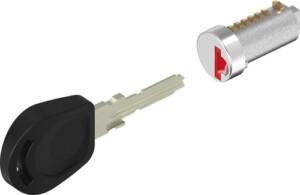 Lukkosylinteri + avain EMKA 8888