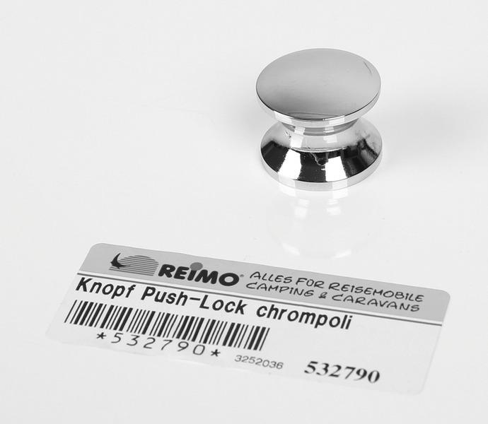 Painolukon nuppi kromi