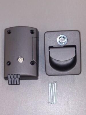 Lukko tavaraluukkuun musta HSC