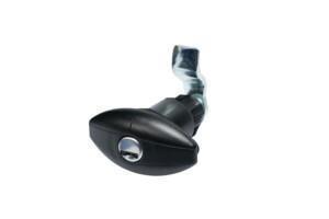 Lukko tavaraluukkuun ellipsi, musta Zadi