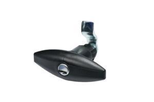 Lukko tavaraluukkuun ellipsi 110 x 42 mm, musta Zadi