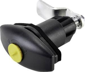 Lukko huoltoluukkuun ellipsi musta HSC