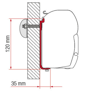 Adapteri Kit Fiamma F45. AS120.
