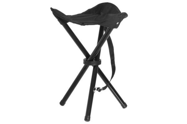 Tuoli kolmijalkatuoli Erä Outdoors teräs musta ja vihreä