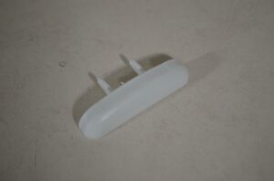 Listanpää, valkoinen, leveys 42 mm