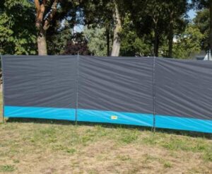 Tuuliaita 500x140cm harmaa/sininen POISTO
