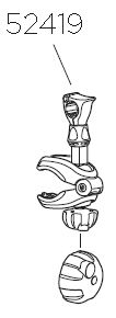 Runkopidin Thule ilman lukkoa 122mm vetokoukkutelineeseen