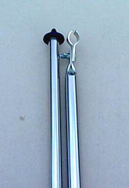 DWT pystytanko 25x1 mm, teräs, 170-260cm